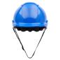 Preview: Nitras Head Protect 9500 Schutzhelm mit Größenregulierung und Kinnriemen, blau